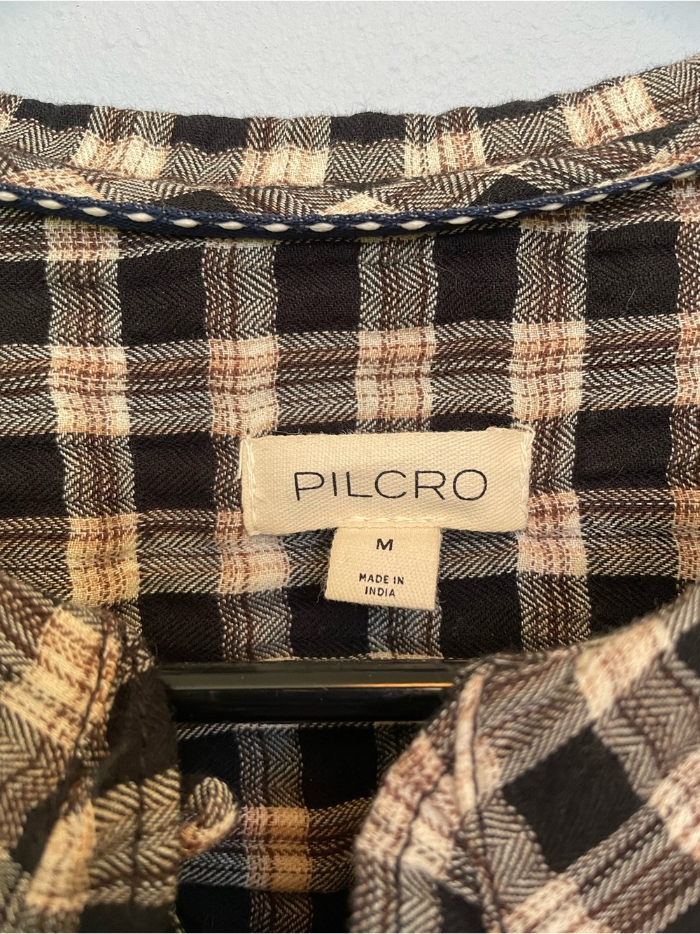 Pilcro Kiera Plaid Top - Picture 3 of 3